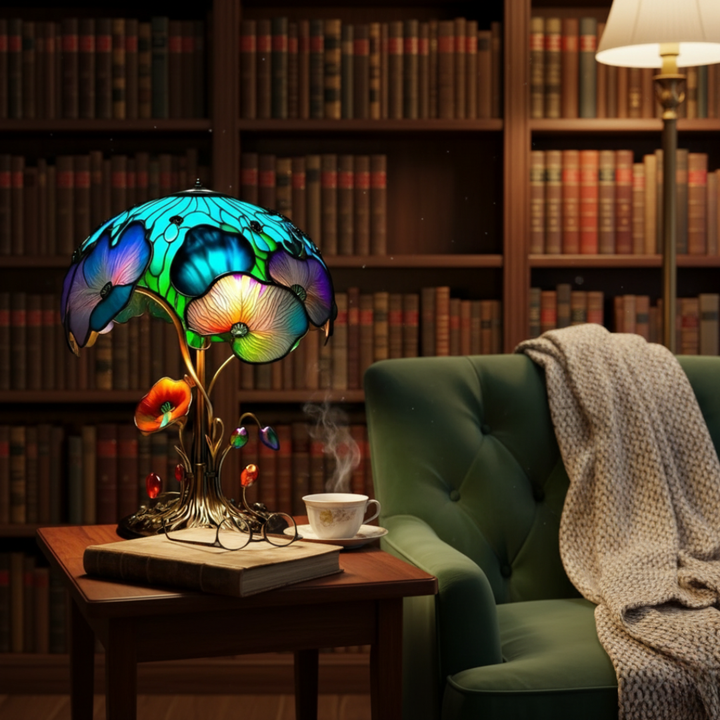 Lampa Kwiatowa Grzyb Boho Chic