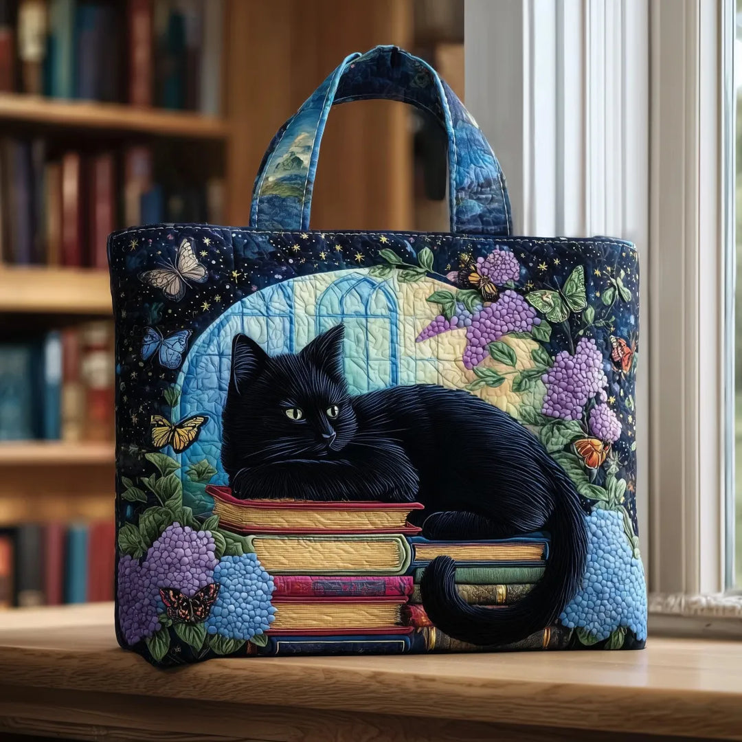 Torba Artisan - Czarny Kot na Książkach