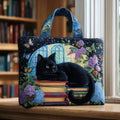 Torba Artisan - Czarny Kot na Książkach